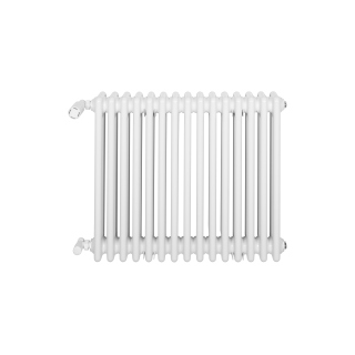 Grzejnik żeberkowy poziomy retro Column Line CL3E-575x695-B500 biały