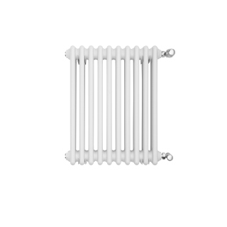 Grzejnik żeberkowy poziomy retro Column Line CL3E-575x470-B500 biały