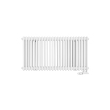 Grzejnik żeberkowy poziomy retro Column Line CL3E-575x1145-D50L/P biały