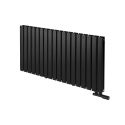 Grzejnik dekoracyjny poziomy Wanted WD2E 600x1224 czarny