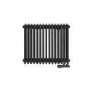 Grzejnik żeberkowy poziomy retro Column Line CL3E-575x695-D50L/P czarny