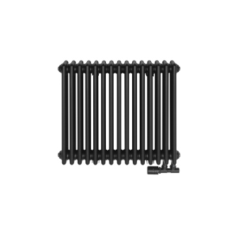 Grzejnik żeberkowy poziomy retro Column Line CL3E-575x695-D50L/P czarny