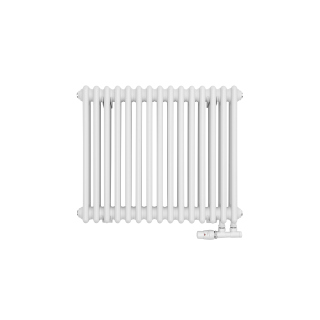 Grzejnik żeberkowy poziomy retro Column Line CL3E-575x695-D50L/P biały