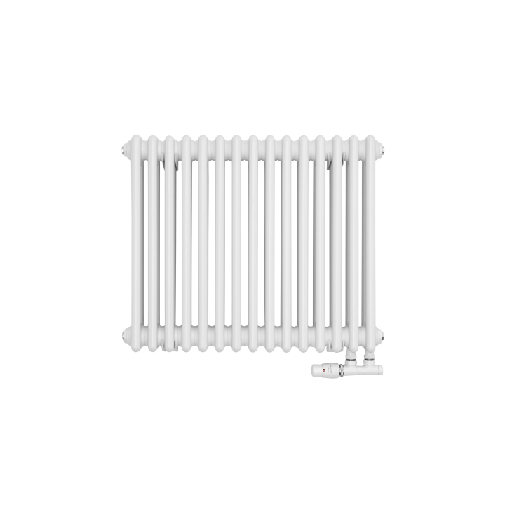 Grzejnik żeberkowy poziomy retro Column Line CL3E-575x695-D50L/P biały