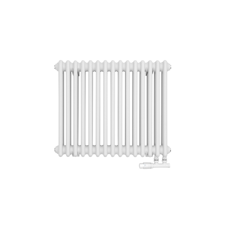 Grzejnik żeberkowy poziomy retro Column Line CL3E-575x695-D50L/P biały
