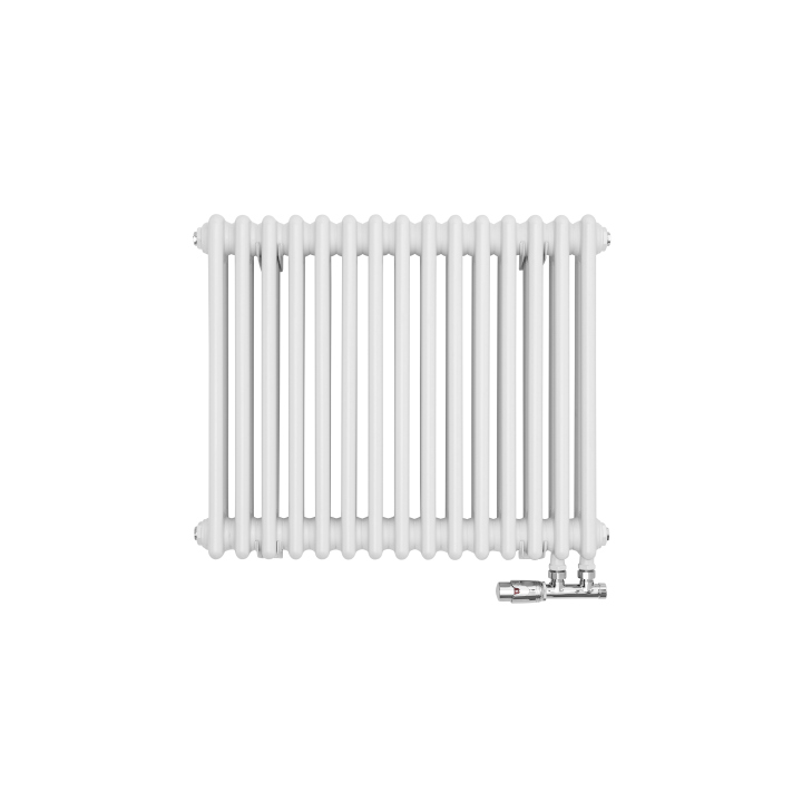 Grzejnik żeberkowy poziomy retro Column Line CL3E-575x695-D50L/P biały