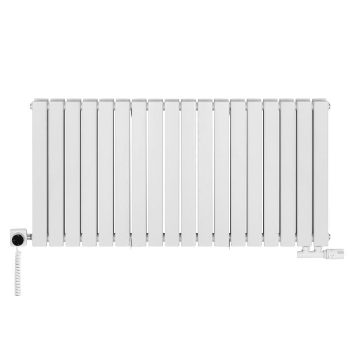 Grzejnik dekoracyjny poziomy Wanted WD2E 600x1224 biały