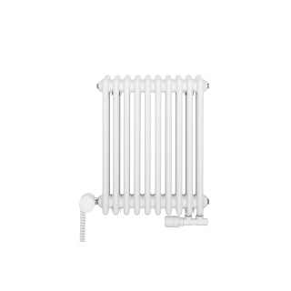 Grzejnik żeberkowy poziomy retro Column Line CL3E-575x470-D50L/P biały