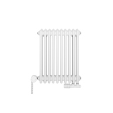 Grzejnik żeberkowy poziomy retro Column Line CL3E-575x470-D50L/P biały