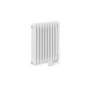 Grzejnik żeberkowy poziomy retro Column Line CL3E-575x470-D50L/P biały
