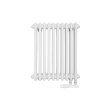 Grzejnik żeberkowy poziomy retro Column Line CL3E-575x470-D50L/P biały
