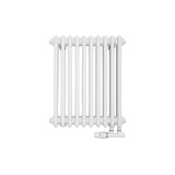 Grzejnik żeberkowy poziomy retro Column Line CL3E-575x470-D50L/P biały
