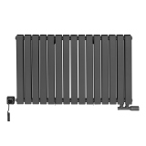 Grzejnik dekoracyjny poziomy Wanted WD2E 600x1020 grafit