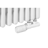 Grzejnik żeberkowy poziomy retro Column Line CL3E-575x695-D50L/P biały