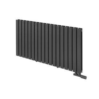 Grzejnik dekoracyjny poziomy Wanted WD2E 600x1224 grafit
