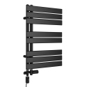 Grzejnik łazienkowy hybrydowy UCA 700x500 czarny TANGO