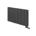 Grzejnik dekoracyjny poziomy Wanted WD2E 600x1020 grafit