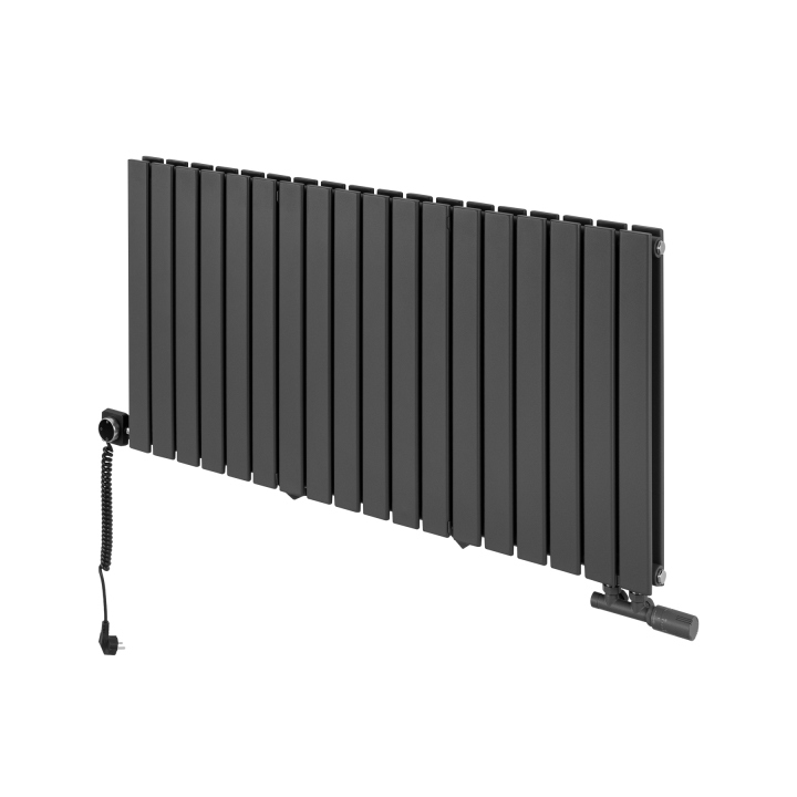 Grzejnik dekoracyjny poziomy Wanted WD2E 600x1224 grafit