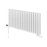 Grzejnik dekoracyjny poziomy Wanted WD2E 600x1224 biały