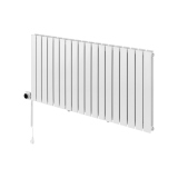 Grzejnik dekoracyjny poziomy Wanted WD2E 600x1224 biały