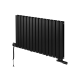 Grzejnik dekoracyjny poziomy Wanted WD2E 600x1020 czarny