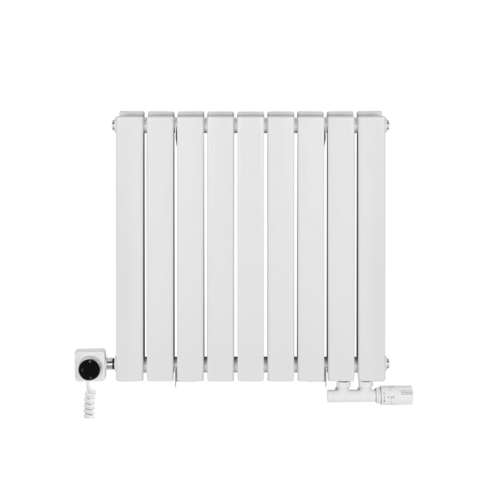 Grzejnik dekoracyjny poziomy Wanted WD2E 600x612 biały