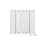 Grzejnik dekoracyjny poziomy Wanted WD2E 600x612 biały