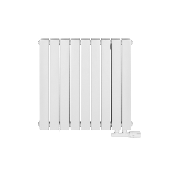 Grzejnik dekoracyjny poziomy Wanted WD2E 600x612 biały