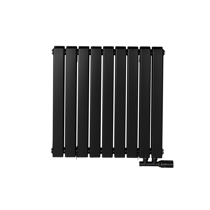 Grzejnik dekoracyjny poziomy Wanted WD2E 600x612 czarny