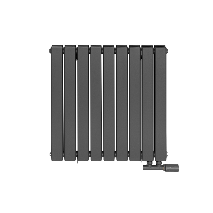 Grzejnik dekoracyjny poziomy Wanted WD2E 600x612 grafit