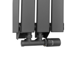 Grzejnik dekoracyjny Wanted WD1 1800x408 grafit