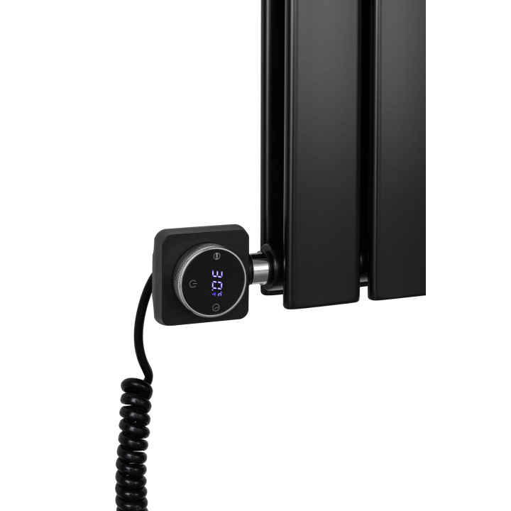 Grzejnik dekoracyjny poziomy Wanted WD2E 600x816 czarny