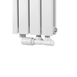 Grzejnik dekoracyjny poziomy Wanted WD2E 600x612 biały