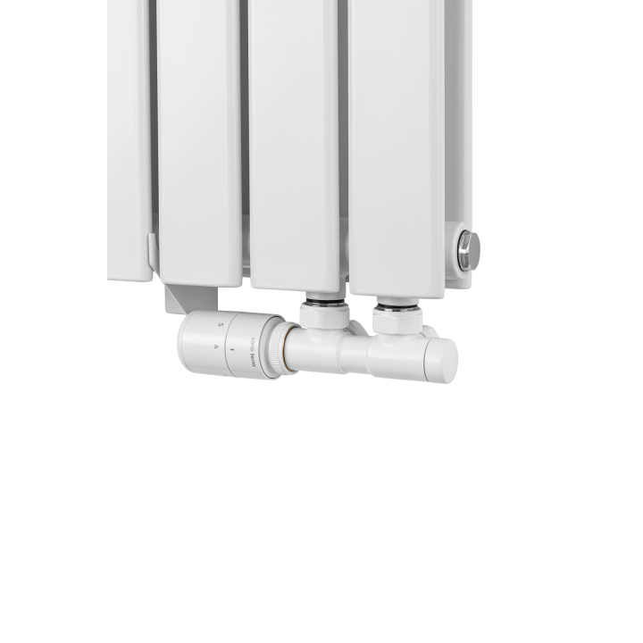 Grzejnik dekoracyjny poziomy Wanted WD2E 600x612 biały