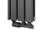 Grzejnik dekoracyjny poziomy Wanted WD2E 600x612 grafit