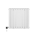 Grzejnik dekoracyjny poziomy Wanted WD2E 600x612 biały