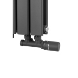 Grzejnik dekoracyjny poziomy Wanted WD2E 600x1020 grafit