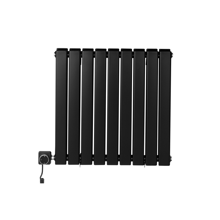 Grzejnik dekoracyjny poziomy Wanted WD2E 600x612 czarny