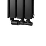 Grzejnik dekoracyjny poziomy Wanted WD2E 600x1224 czarny