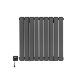 Grzejnik dekoracyjny poziomy Wanted WD2E 600x612 grafit