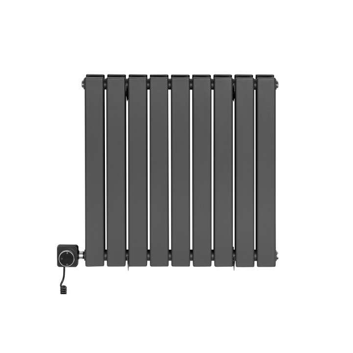 Grzejnik dekoracyjny poziomy Wanted WD2E 600x612 grafit