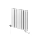 Grzejnik dekoracyjny poziomy Wanted WD2E 600x612 biały