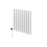 Grzejnik dekoracyjny poziomy Wanted WD2E 600x612 biały