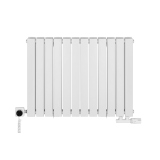 Grzejnik dekoracyjny poziomy Wanted WD2E 600x816 biały