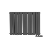 Grzejnik dekoracyjny poziomy Wanted WD2E 600x816 grafit