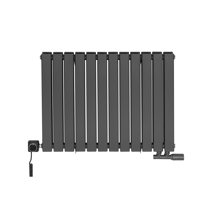 Grzejnik dekoracyjny poziomy Wanted WD2E 600x816 grafit