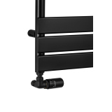 Grzejnik łazienkowy UCS 1122x500 czarny
