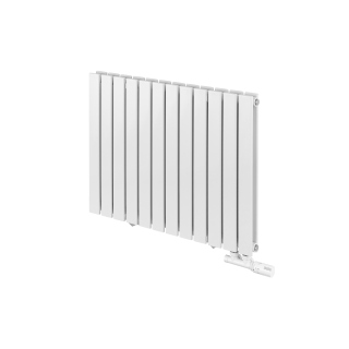 Grzejnik dekoracyjny poziomy Wanted WD2E 600x816 biały