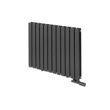 Grzejnik dekoracyjny poziomy Wanted WD2E 600x816 grafit