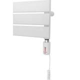 Grzejnik łazienkowy elektryczny UCS 1544x500 biały, grzałka z prawej strony